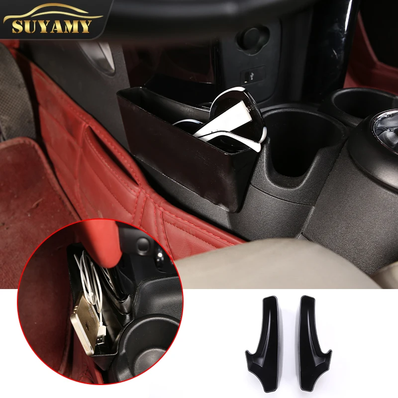 

Car Central Control Cup Holder Side Organizer Holder Multifunctional Auto Storage Box For BMW MINI 2014-2022 Interior Accessory