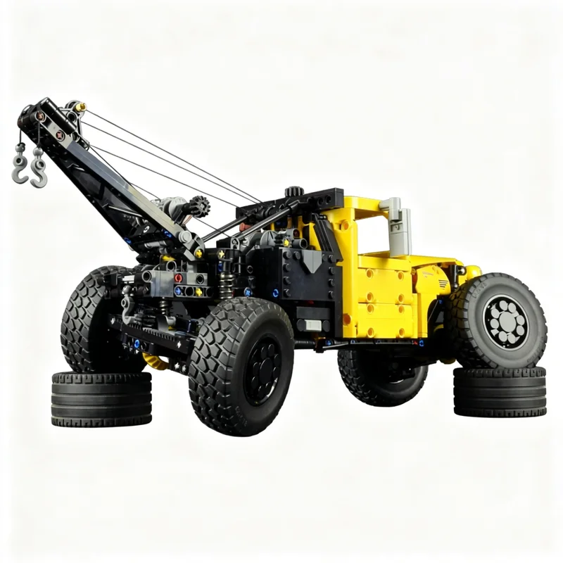 1215pcs MOC Matt S Off Road Recovery Heavy Wrecker Technical Model Building Blocks DIY Gift Creative Collectible Display Decor