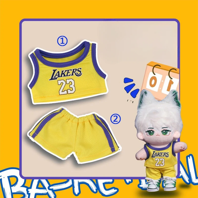 20cm cotton doll clothes basketball attribute free cotton doll clothes in stock set