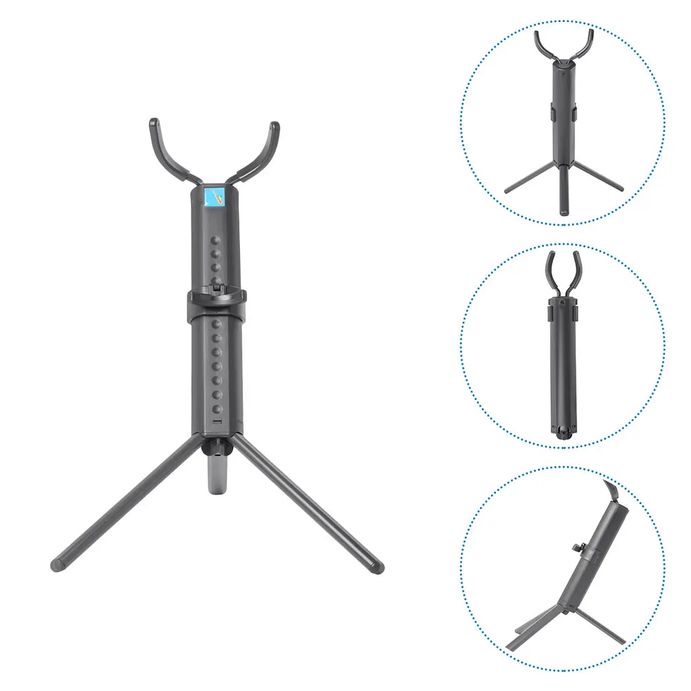 

Foldable Saxophone Stand Durable Metal Bracket Lightweight Small Size Non-skid Plastic Hanger For Tenor Saxophones Storage In