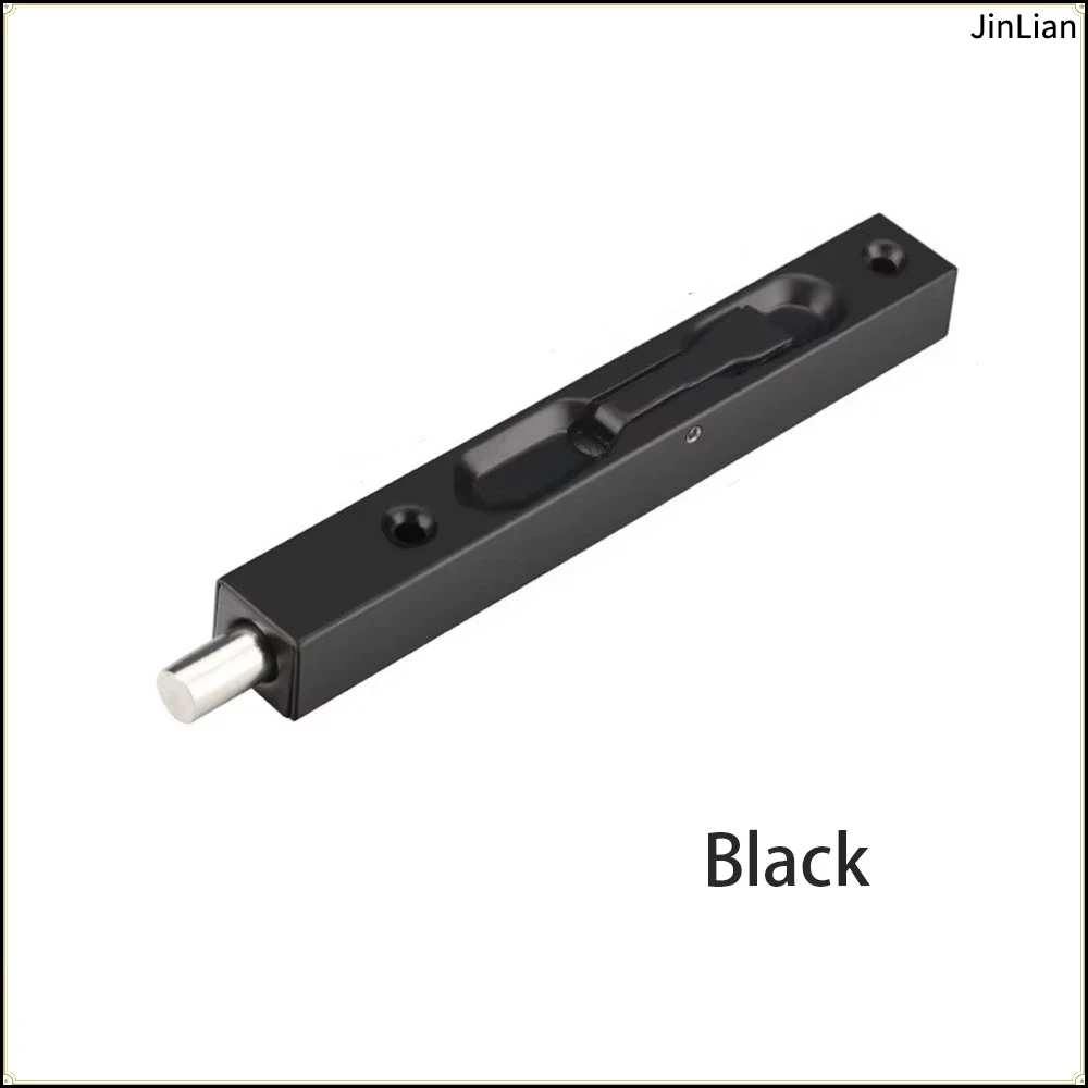 6/8/10/12 inch Stainless Steel Hidden Door Bolt Security Guard Latch Sliding Anti-Theft Door Latches Buckles Hardware