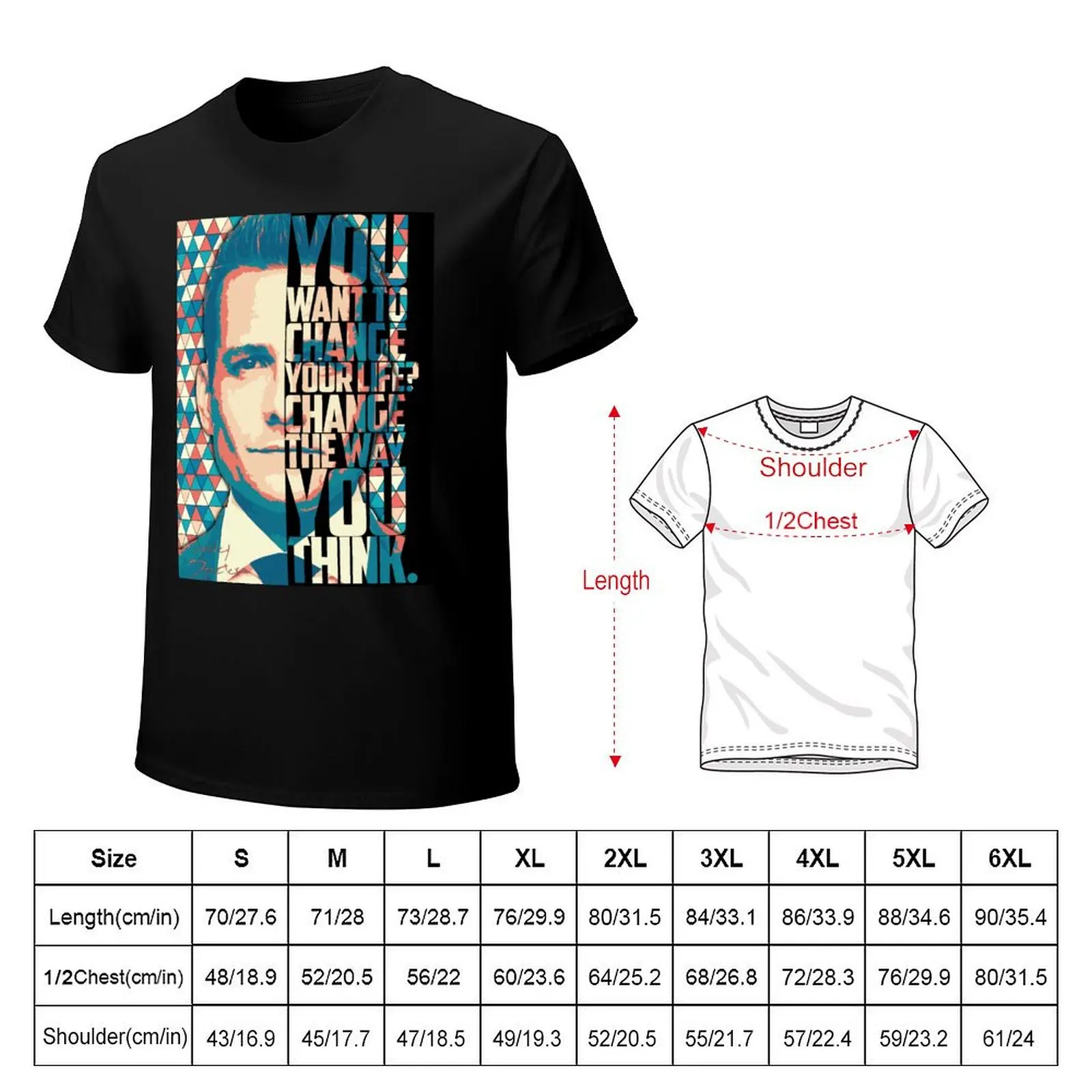 Harvey Specter Suits Tv show quote. T-Shirt man t shirt cotton high quality T-Shirt
