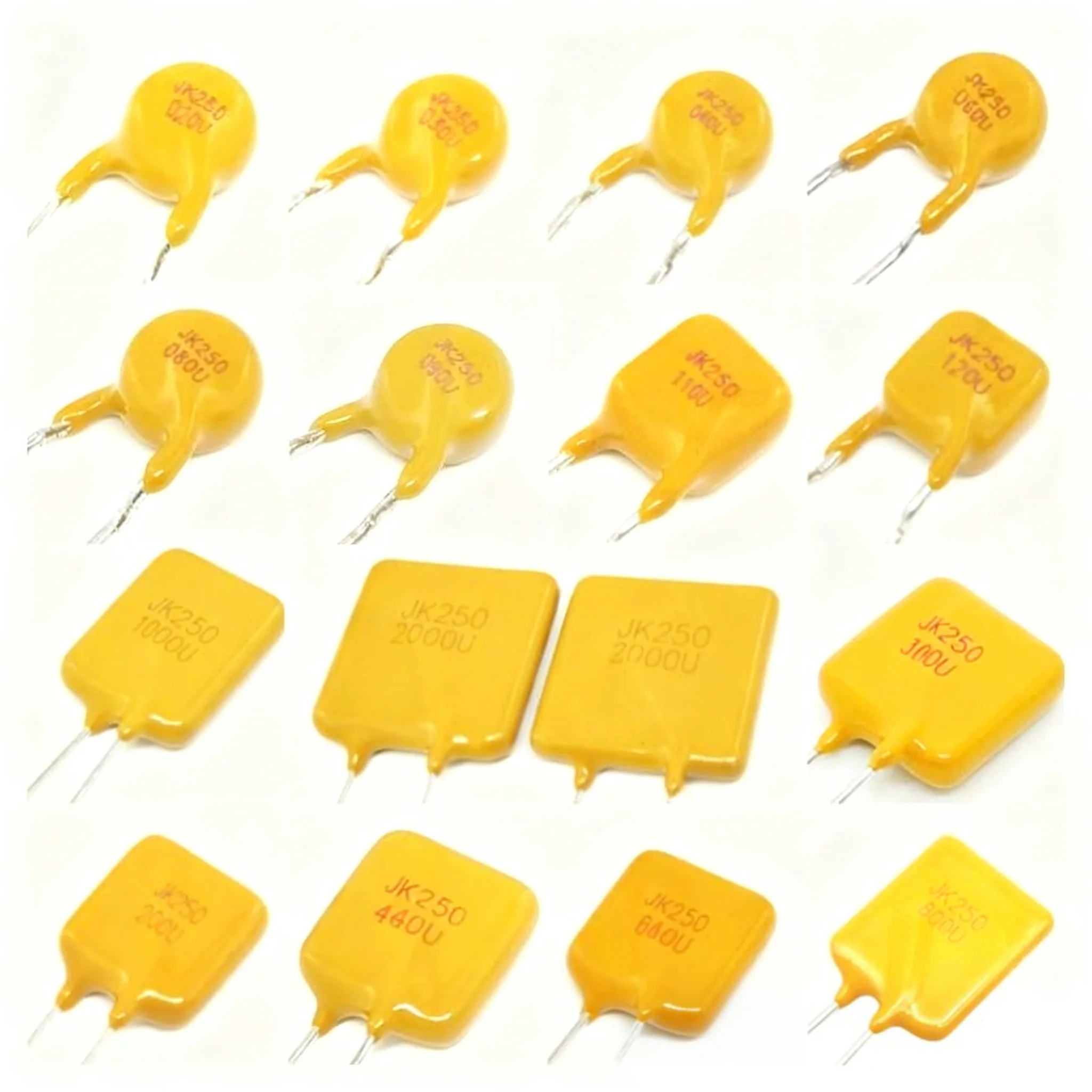 6V, 16V, 30V, 60V, 72V, 130V, 250V, 60V direct plug-in self-resetting fuse thermistor