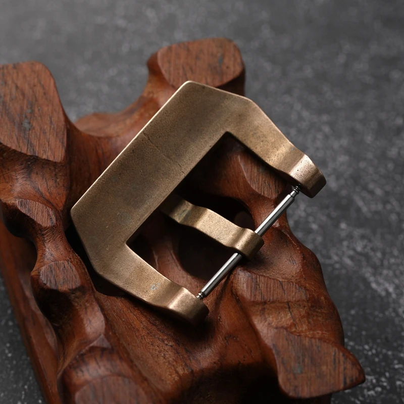 Personalised Vintage Bronze Buckle 20 22 24 26MM CUSN8 Vintage Oxide Buckle for PAM Bronze Watch Strap Accessory Buckle