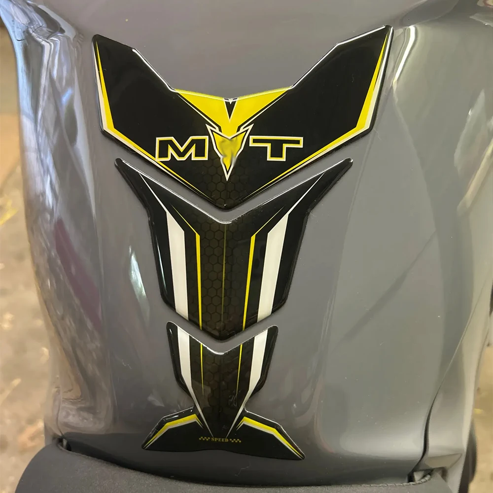 

For Yamaha MT09 MT-09 MT 09 2016-2019 Protector Motorcycle Tank Pad Fuel Oil Kit Fairing Knee Accessories 3D Stickers Decals
