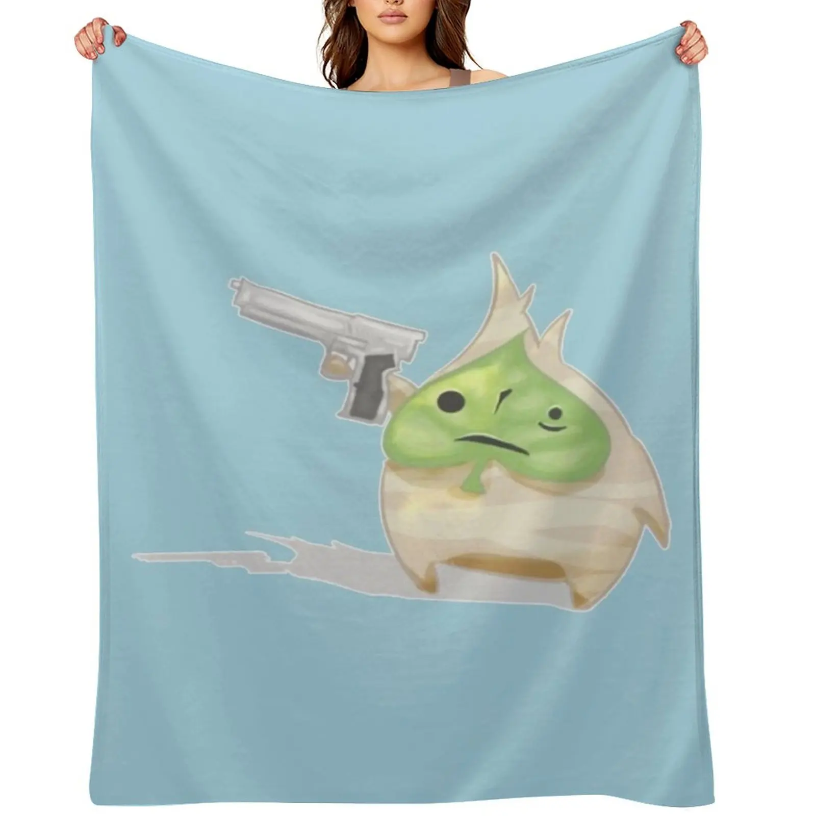 

Korok Gun Throw Blanket heavy to sleep Tourist Multi-Purpose Polar Blankets