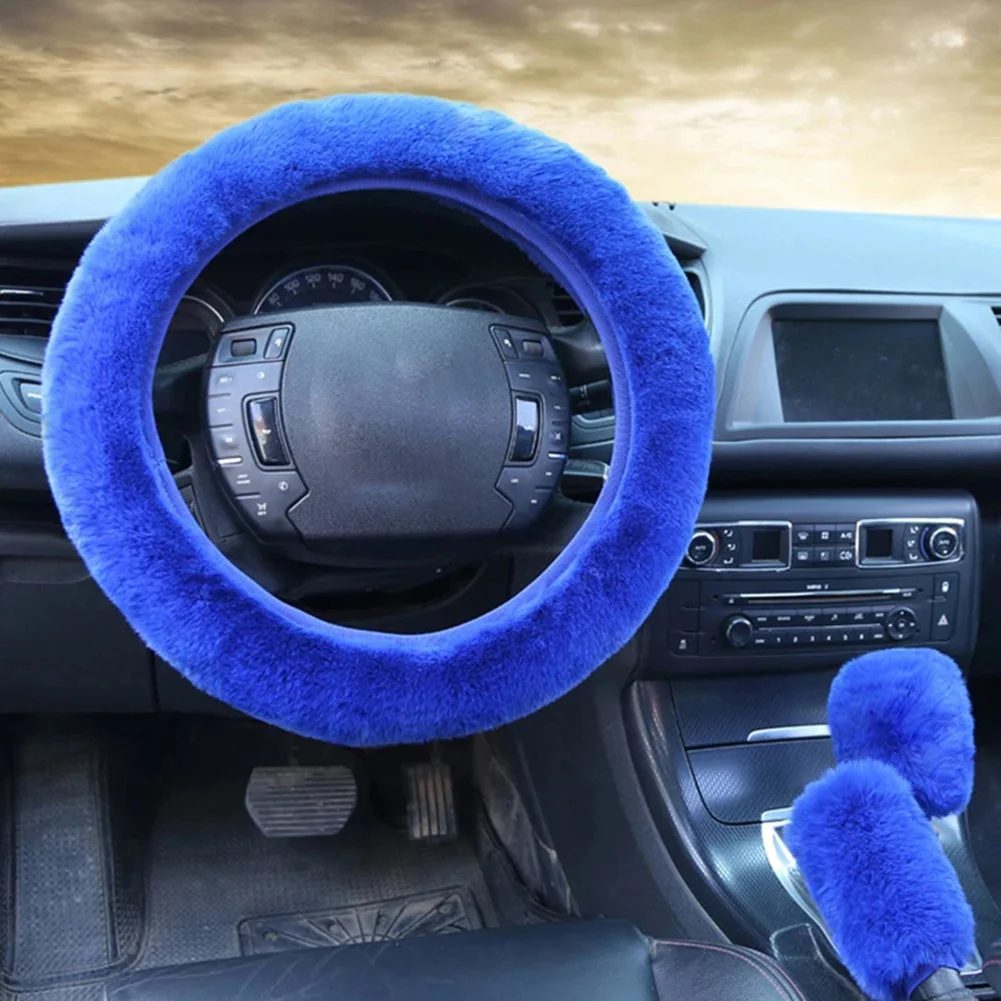 

Auto Interior Accessories Car Plush Decoration Car Decoration Non Slip Cover Easy Installation Fluffy Stylish Design