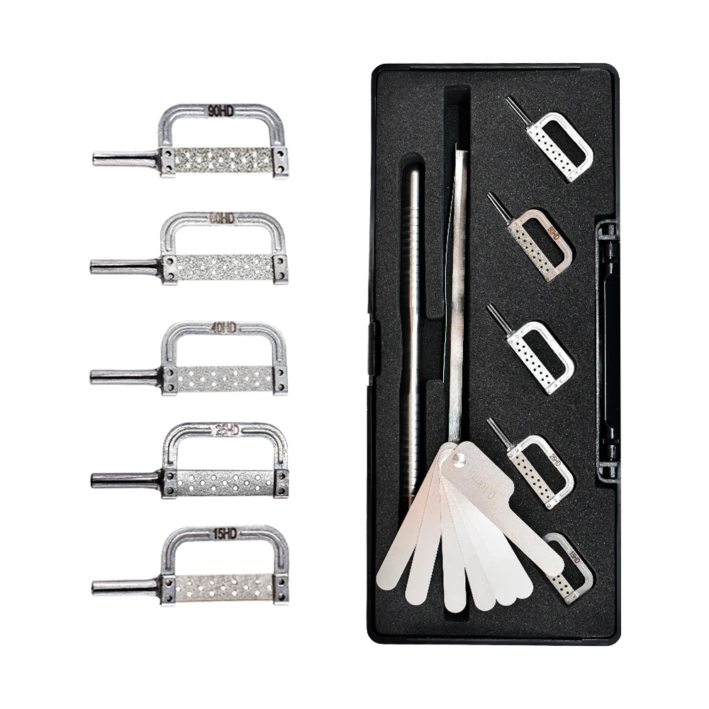 Dental Orthodontic Interproximal Enamel Reduction Automatic Strip 15 To 90 HD Interproximal Enamel Reduction Handle IPR IPR