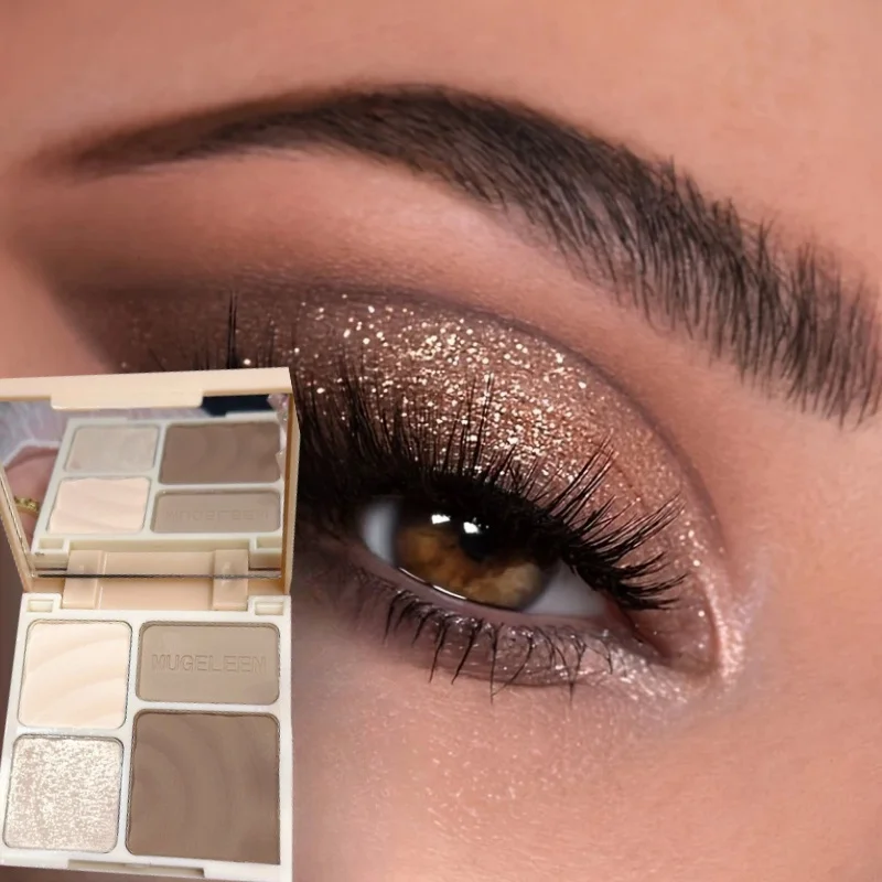 Shimmer Matte Face Highlight Contour Palette Natural Long-lasting Facial Brightening Powder 3D Nose Shadow Cosmetics