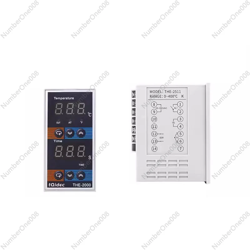 

THE-2511 THE-2611 Time and Temperature Integrated Control Instrument Relay/SSR Output Digital Display PID Controller AC 85-265V