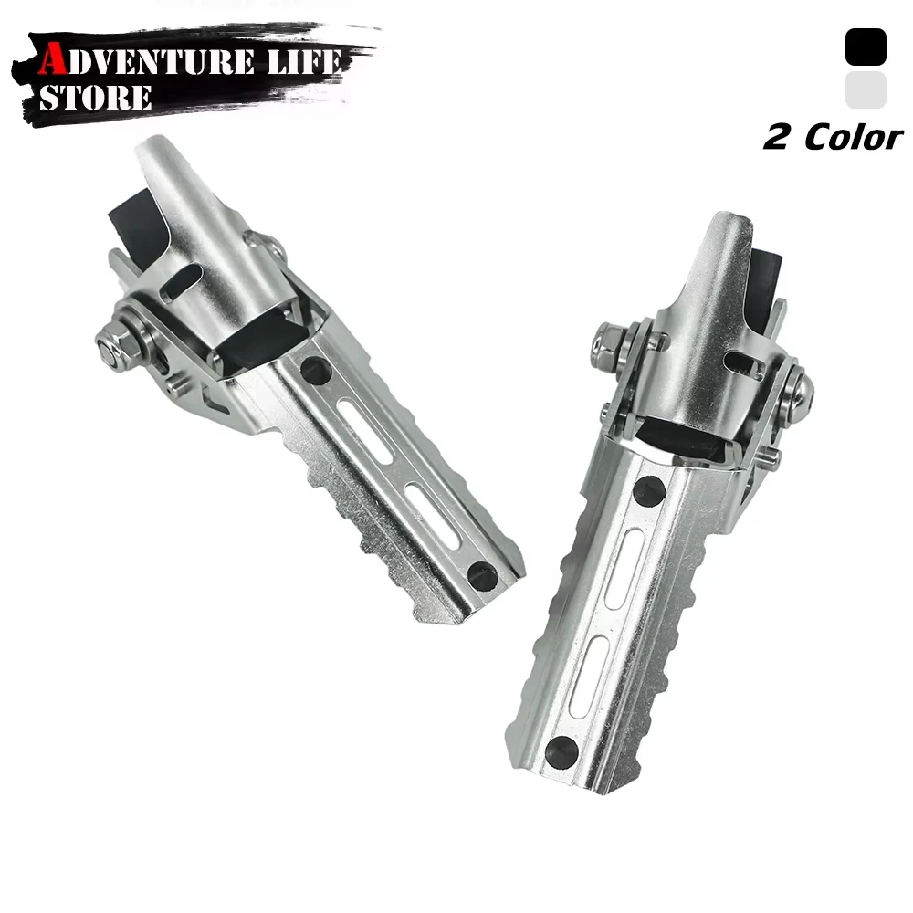 

Motorcycle Highway Front Foot Pegs Folding Footrests Clamps 22-25mm Footpeg For Honda CRF1100L CRF1000L ADV CB500X CB400X CB500F