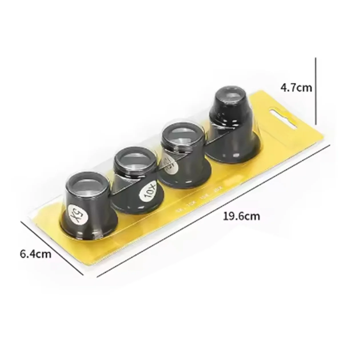 

A002 4PCS Watch Repair Tool Watch Repair 5 to 20 Times Magnifying Glass Goggles Goggles Watch Repairing Magnifying Glass Set