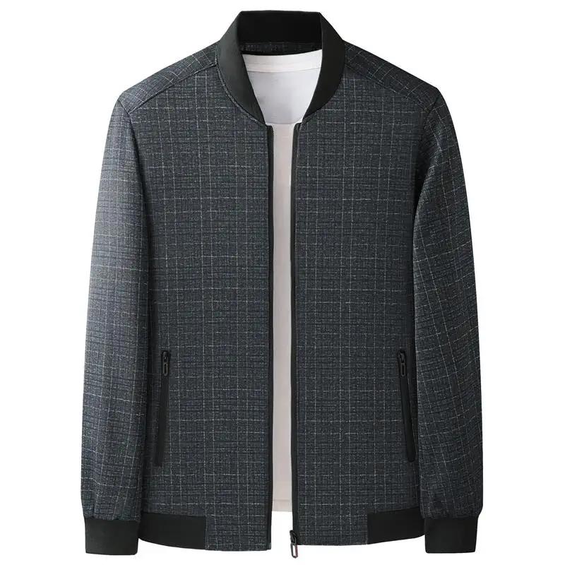 سترة رجالية كاجوال للخريف، مناسبة للآباء وكبار السن، ملابس ترفيهية للربيع والخريف، سترة للرجال المسنين والجدين #2