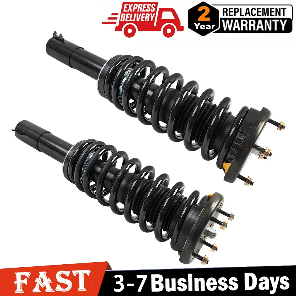 

2x Front Shock Struts Assys For 2013-2019 Jaguar XJ XJR575 XJR X351 AWD Electric