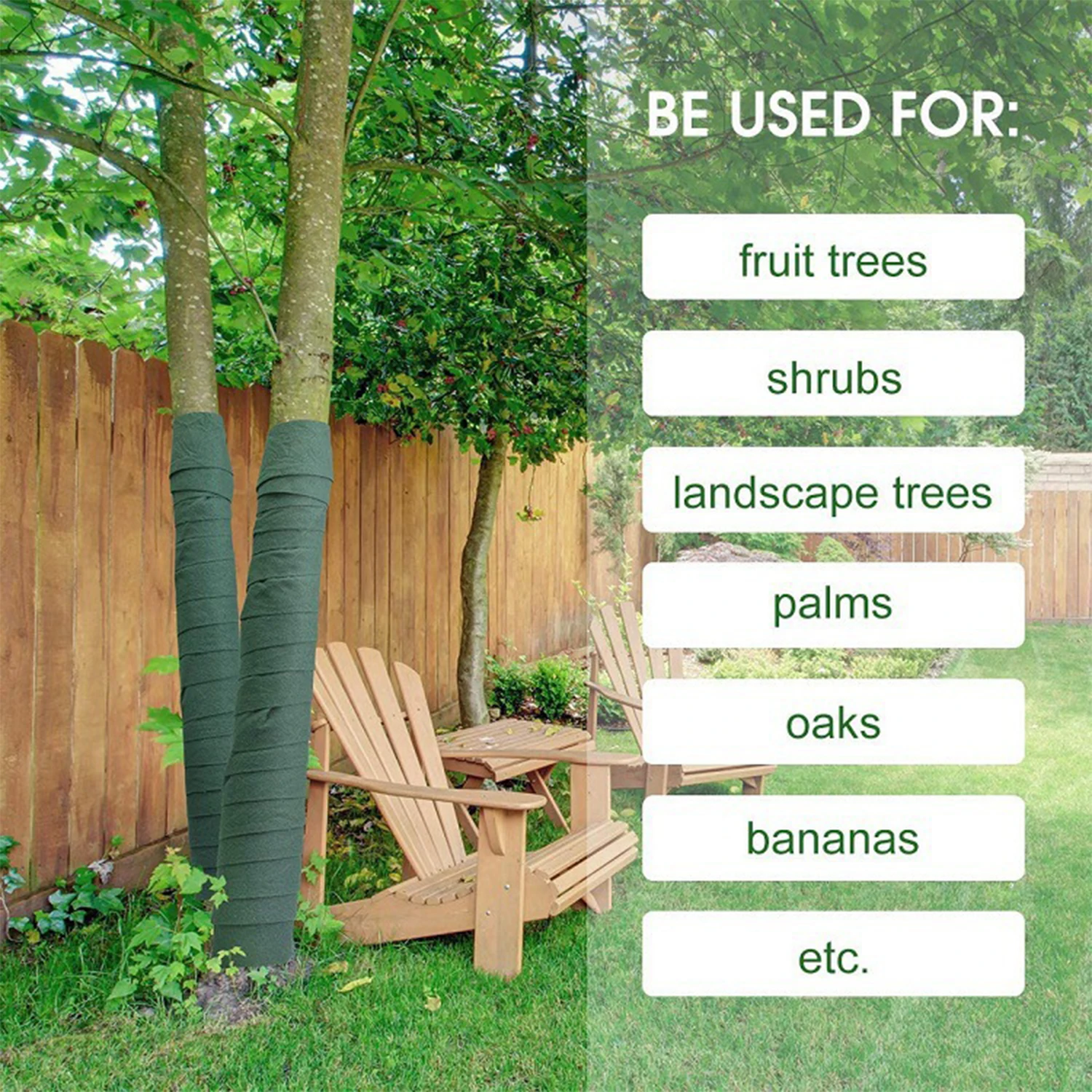 15M/Roll Tree Protector Fabric Wrap Trunk Antifreeze Bandage Shrub Branch Winter-Proof Sunblock Moisturizing Cover Fabric Cloth