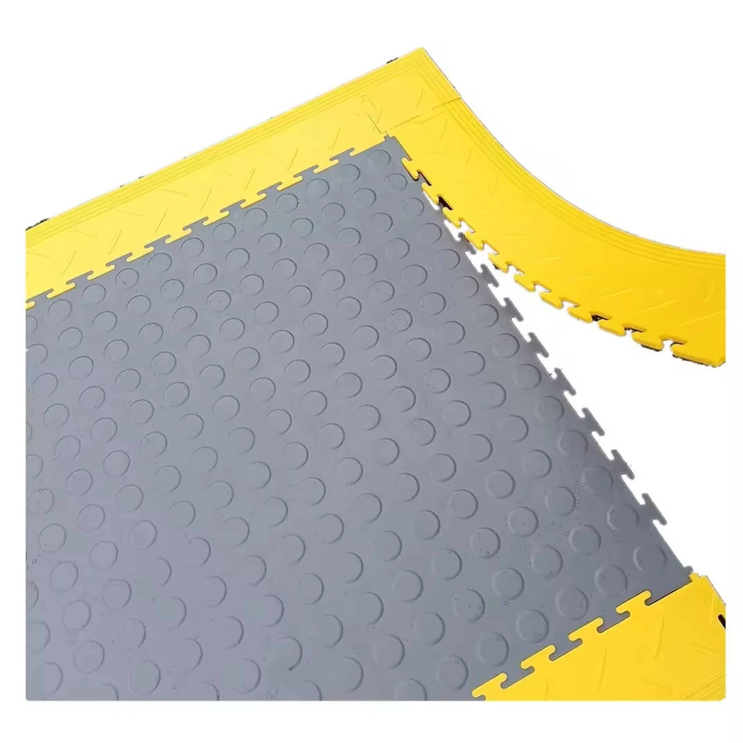 

Factory Cheap PVC Puzzle Floor Tile Plastic Vinyl Flooring Mats for Heavy Duty Workshop Garage Warehouse Showroom