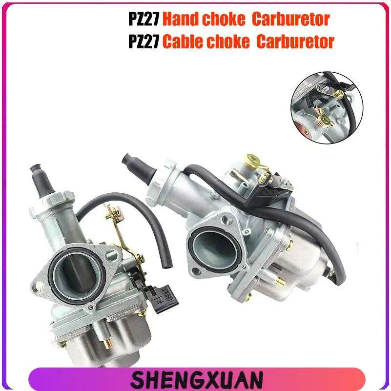 Motorcycle 27mm Carburetor PZ27 For Honda CG125 150cc 175cc 200cc 250cc Dirt Pit Bike ATV Quad Go Kart Accessories