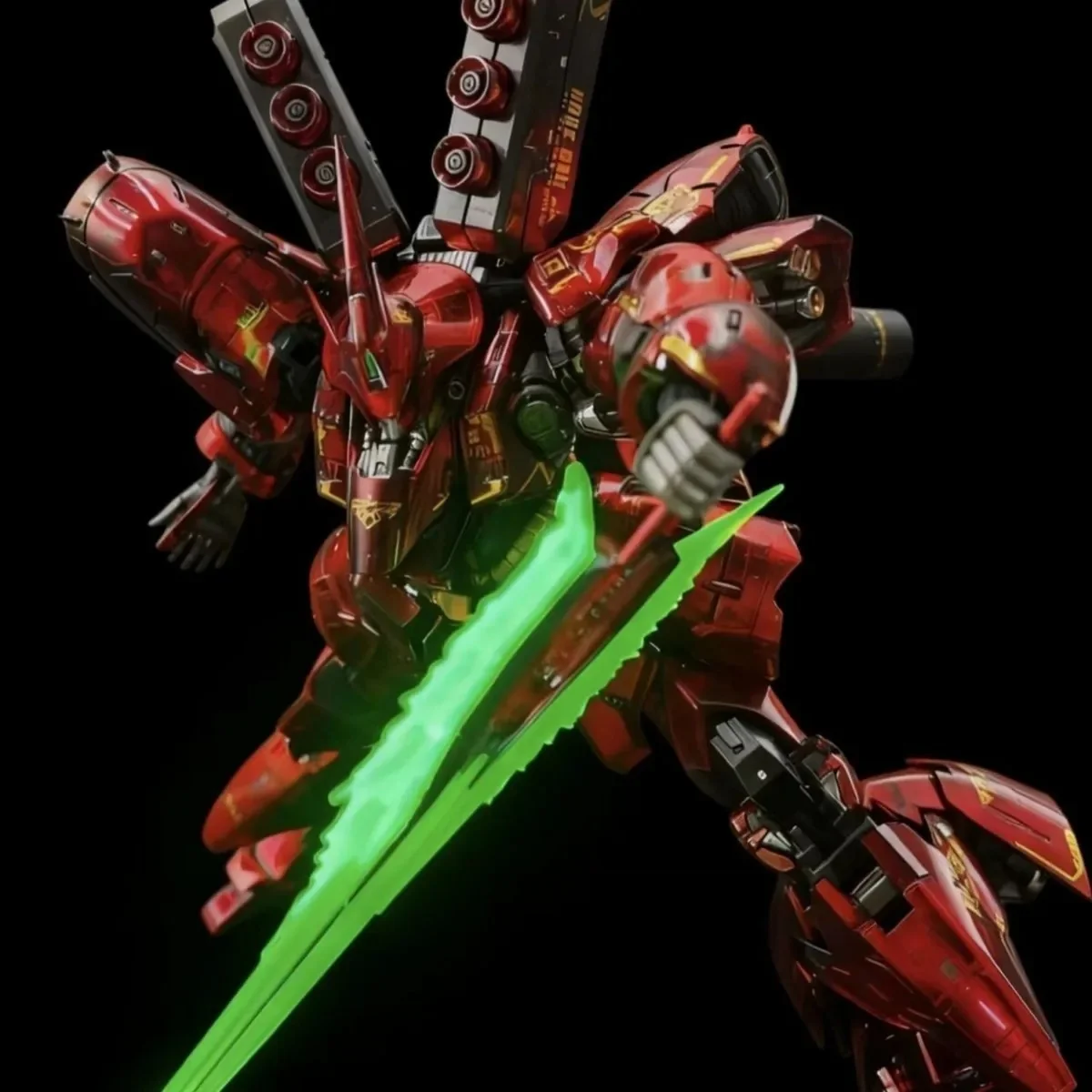 متوفر ستار نموذج Rg Sazabi لامع واضح طلاء التجمع نموذج أطقم Msn-04 1/144 عمل الشكل روبوت البلاستيك لعبة مجسمة هدية #6