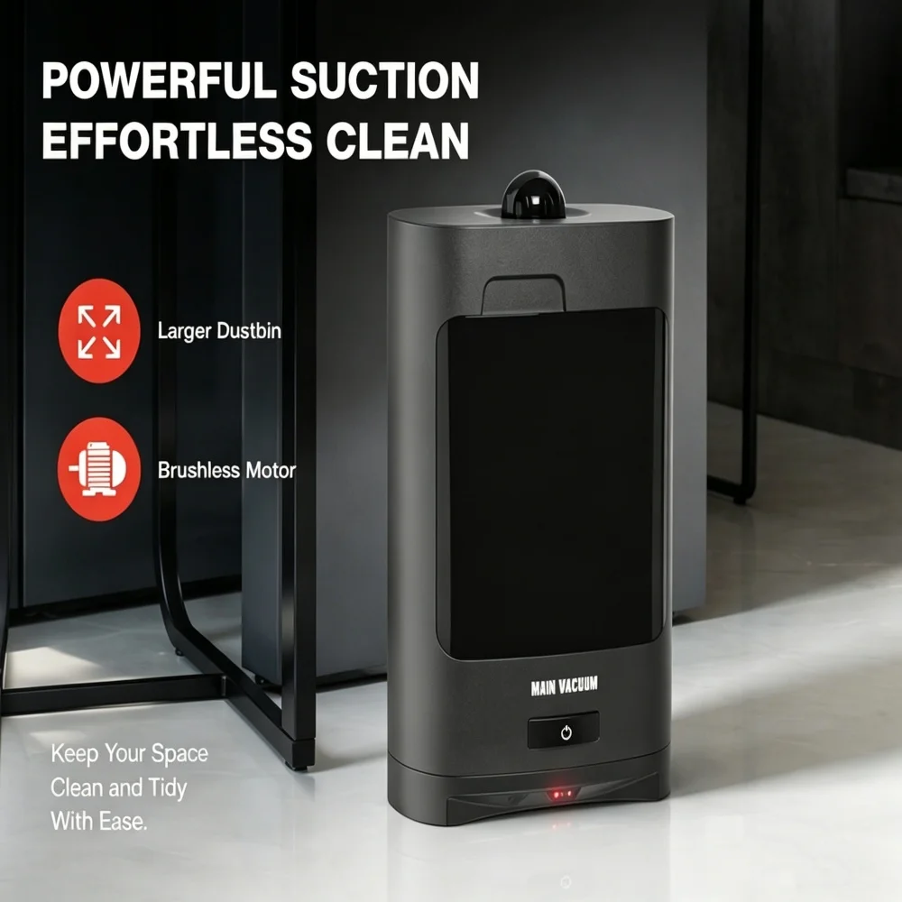 

1400W Touchless Automatic Vacuum Dustpan – Motion Sensor Electric Dustpan for Pet Hair Dirt & Debris for Home Kitchen & Office