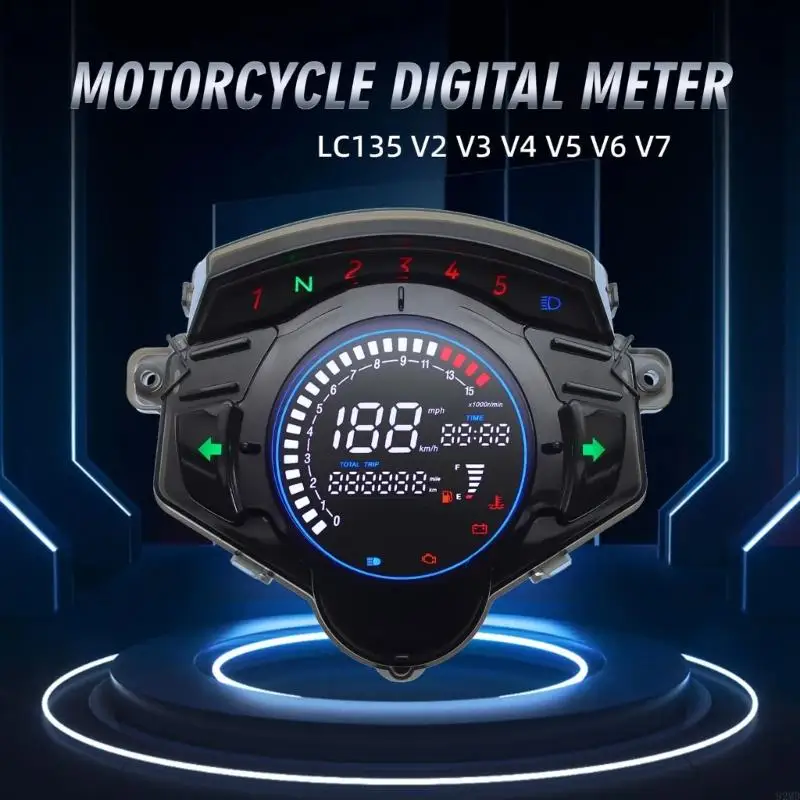 

LCD Dashboard Accurate Speed & Distance Readings for LC135 V5 4S/5S Motorbike