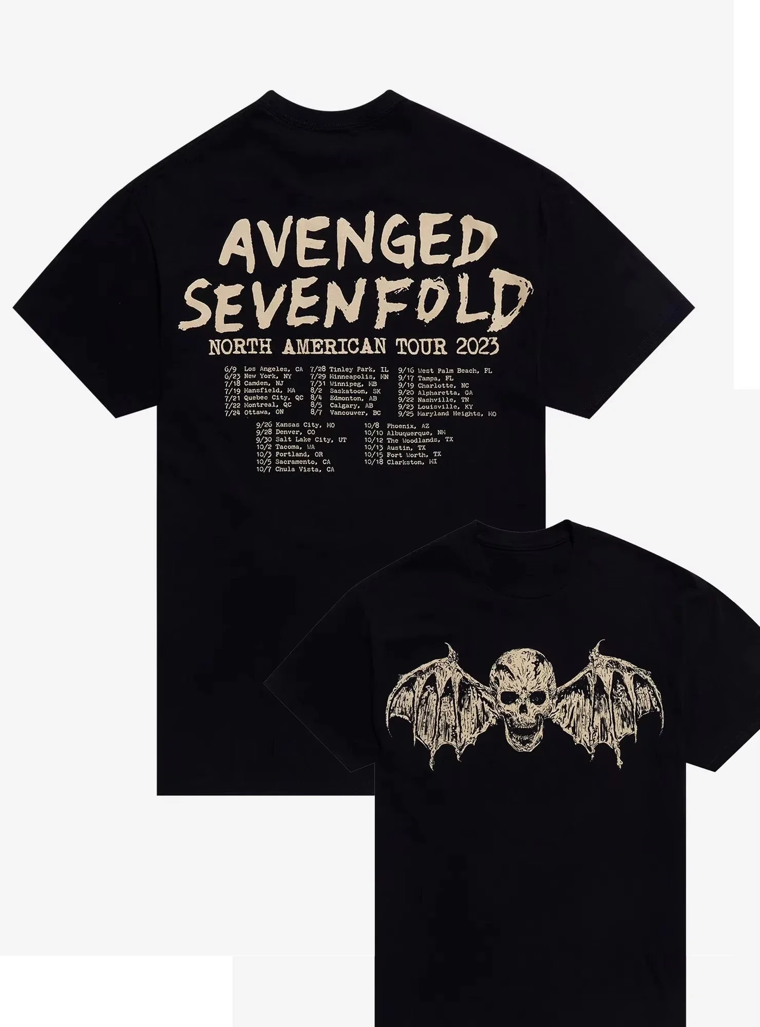 

Avenged Sevenfold Graphic Cotton T-shirt Unisex Men Women Summer Short Sleeve Fashion Top Casual Vintage Fashion Brand Retro