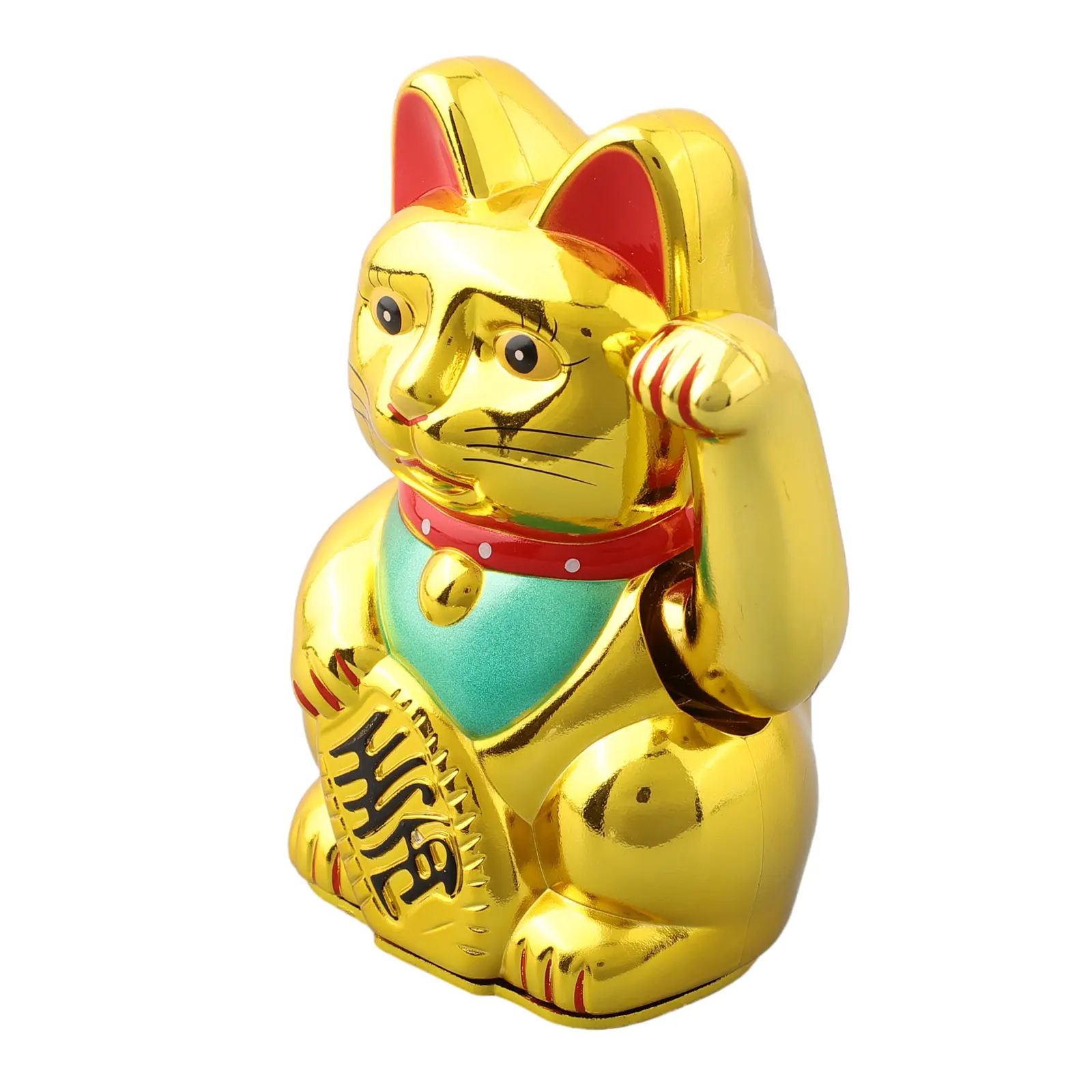 1x Lucky Cat Ornament Home Decorations Electric Will Wave Hands To Attract Wealth Cat Front Desk Cashier New Store Opening Gifts