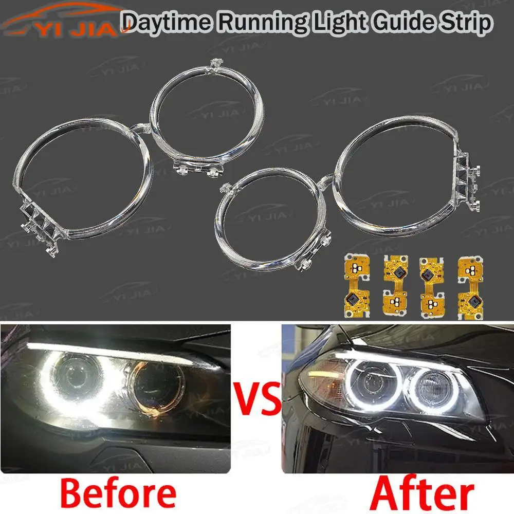 

For Bmw 5 Series F10 2014-2017 530 525 523 528 DRL Car LED Light Source Chip Running Ballast Angel Eye Light Guide Strip
