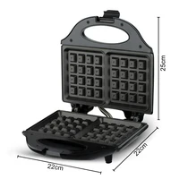 Professional Electric Waffle Maker Cooking Kitchen Appliances Multifunction Breakfast Waffles Machine Non-stick Iron Pan 6