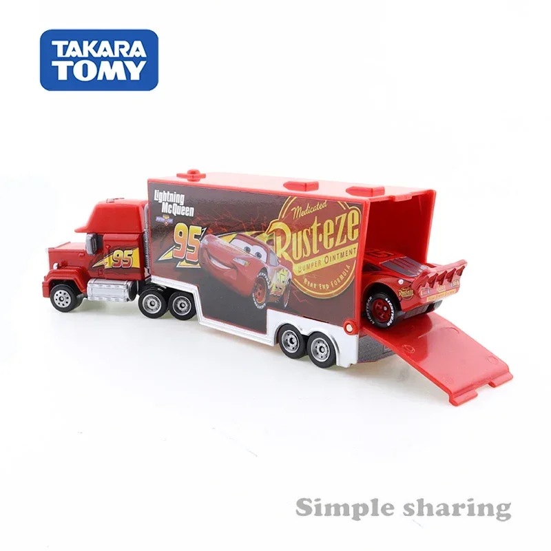 Takara Tomy Tomica Disney/Pixar Tomica Collection Mack Car Alloy Motor Vehicle Diecast Metal Model Kids Xmas Gift Toys for Boys