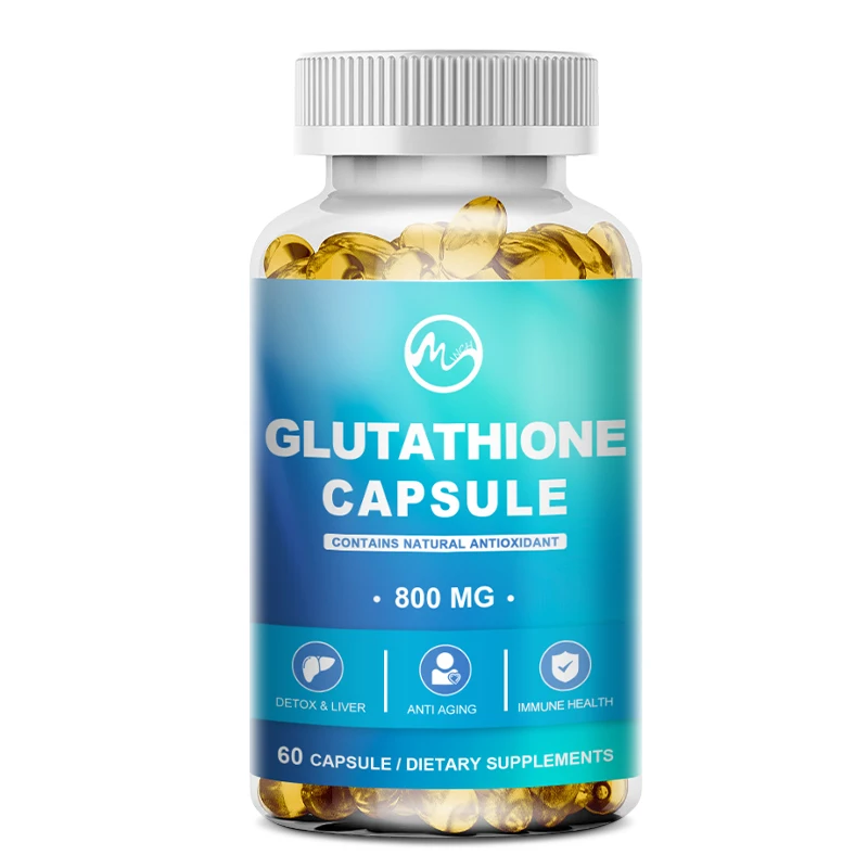 Natural Glutathione Capsules Collagen ,Antioxidant Anti-Aging Boosting Immunity Dull Skin Whitening Health Dietary Supplement