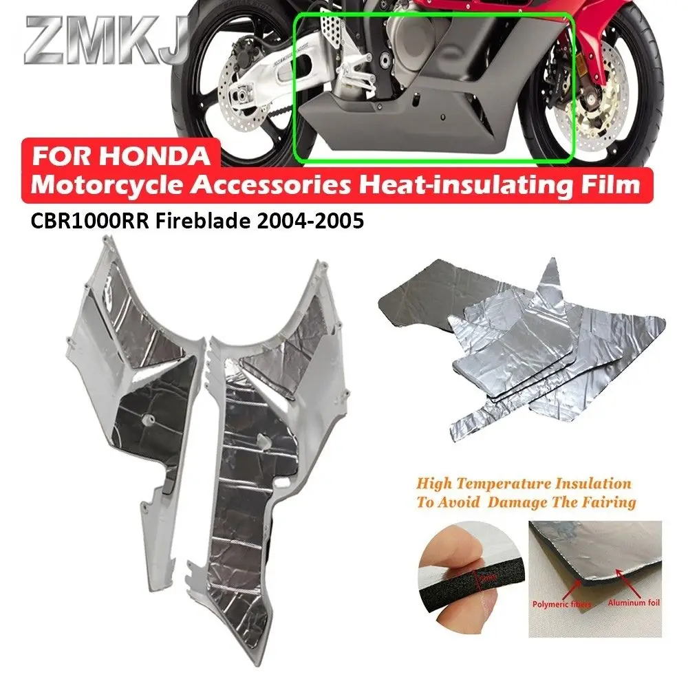 

For Honda CBR1000RR Fireblade 2004-2005 CBR 1000RR CBR1000 RR Heat Shield Fairing Melting Protection Pre-Cut Insulation Sponge