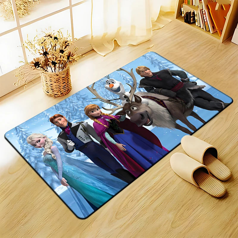 Princess Elsa Carpet, Living room Bedroom floor mat Kitchen mat Bedroom Mat,Cute decoration rugs for bedroom,Girl gift