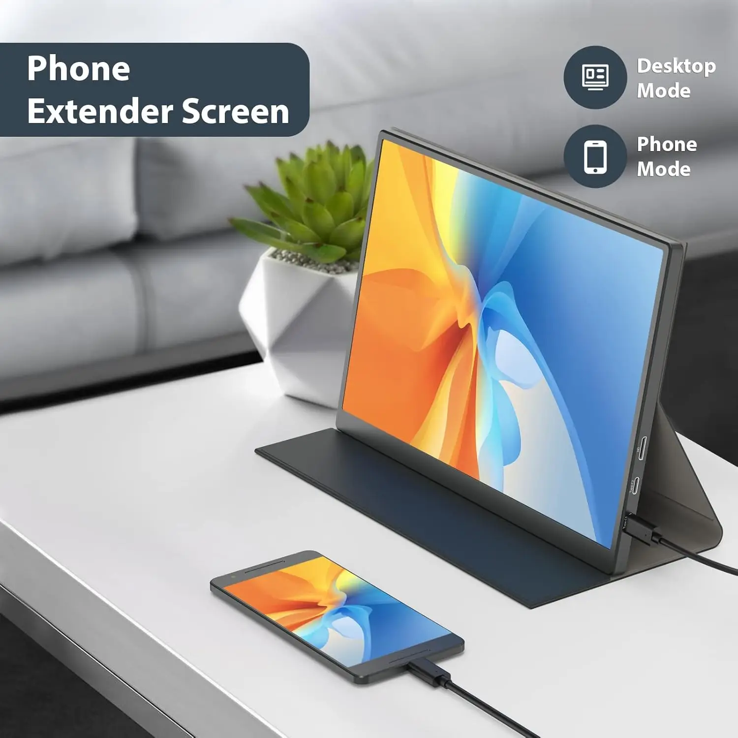 Eyoyo ポータブルモニター 10.5 インチ FHD 1920x1280 小型トラベル