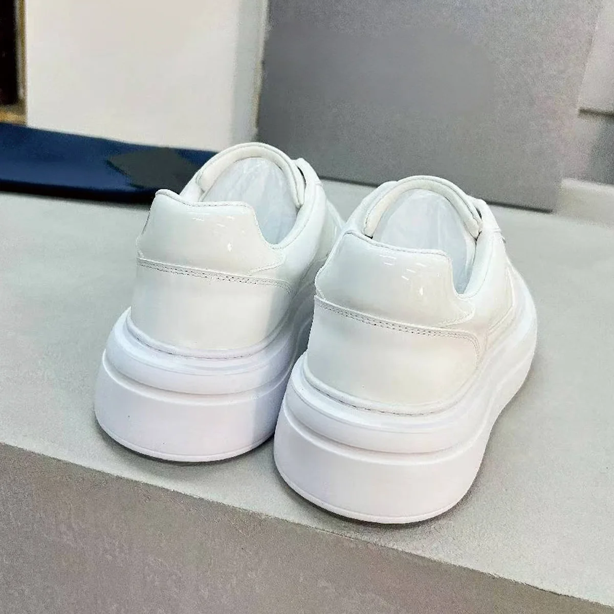 2026 High‑Quality Women Lace‑Up Platform Sneakers, Low‑Top Thick Elevated Casual Shoes For Spring Summer Autumn ch25080415