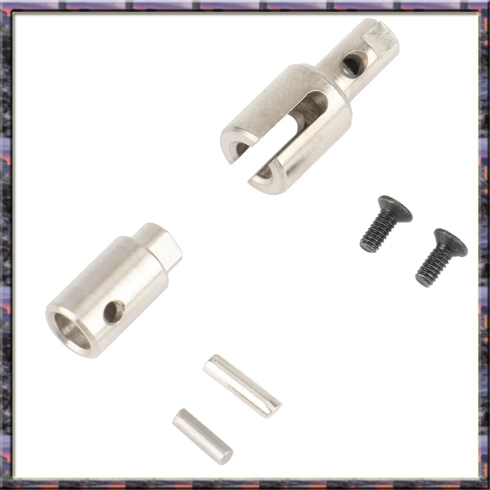 

2025 New 2 Set For HBX 16889 16889A 16890 16890A RC Car Parts, Metal Rear Drive Shaft Dogbone & Metal Main Axie Drive Shaft