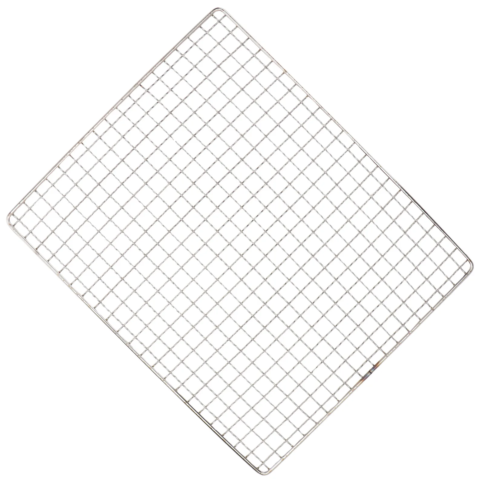 

Roasting Rack BBQ Mesh Drum Barbecue Net Grid Grill Grates Replacement Silver for