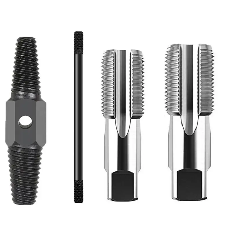 

ABMH-Double-Head Screw Extractor Drill Bits Set Damaged Water Pipe Broken Bolt Screw Remover Tools Faucet Valve Thread Repair