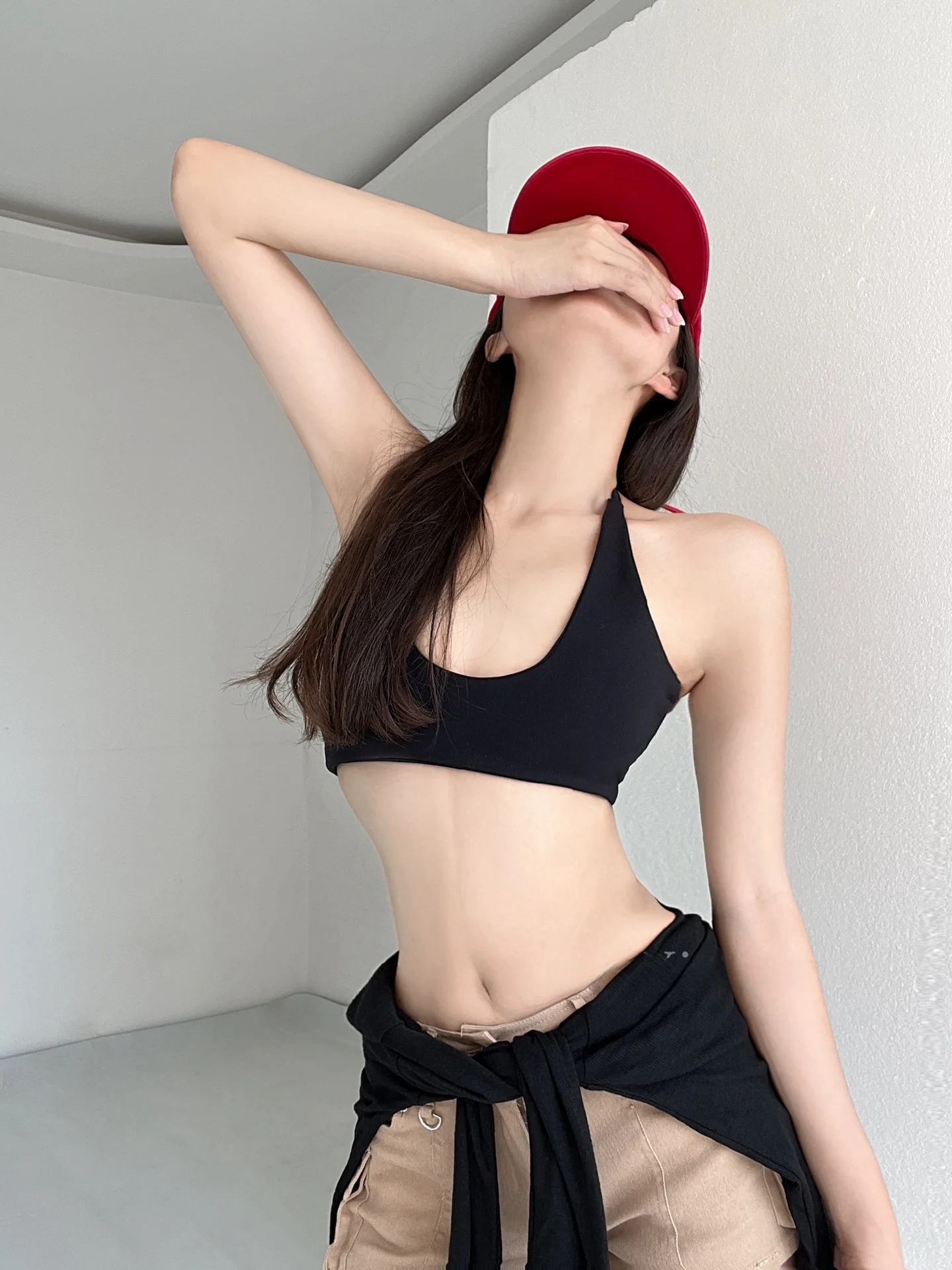 Sujetador de Yoga de verano para mujer, Top con correa Ne colgante en U con almohadilla para el pecho, chaleco Bal, Faion Body, ropa interior ortopé Sle