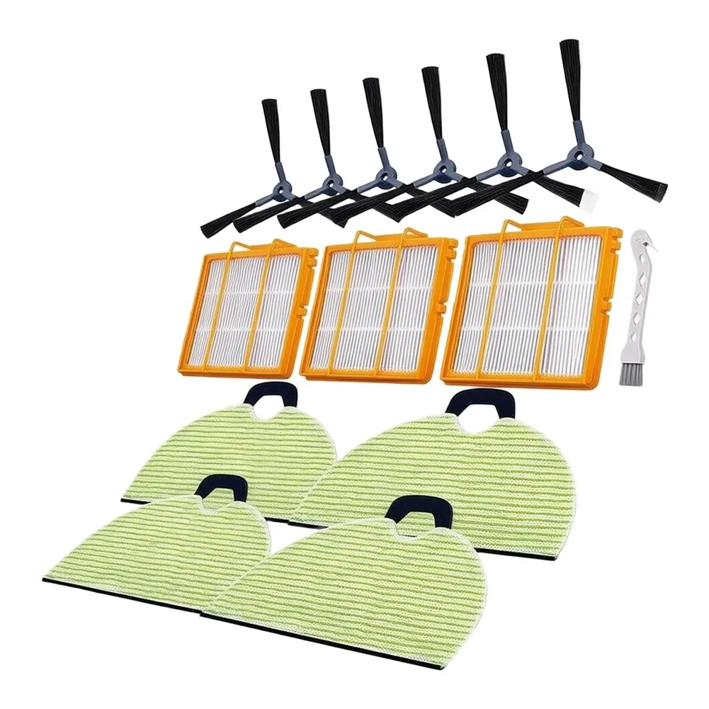 Replacement Mop Pads FOR Shark RV2610WA RV2620WA RV2410WD AV2610WA Yellow Robust Adhesion System Reusable Washable Sealing