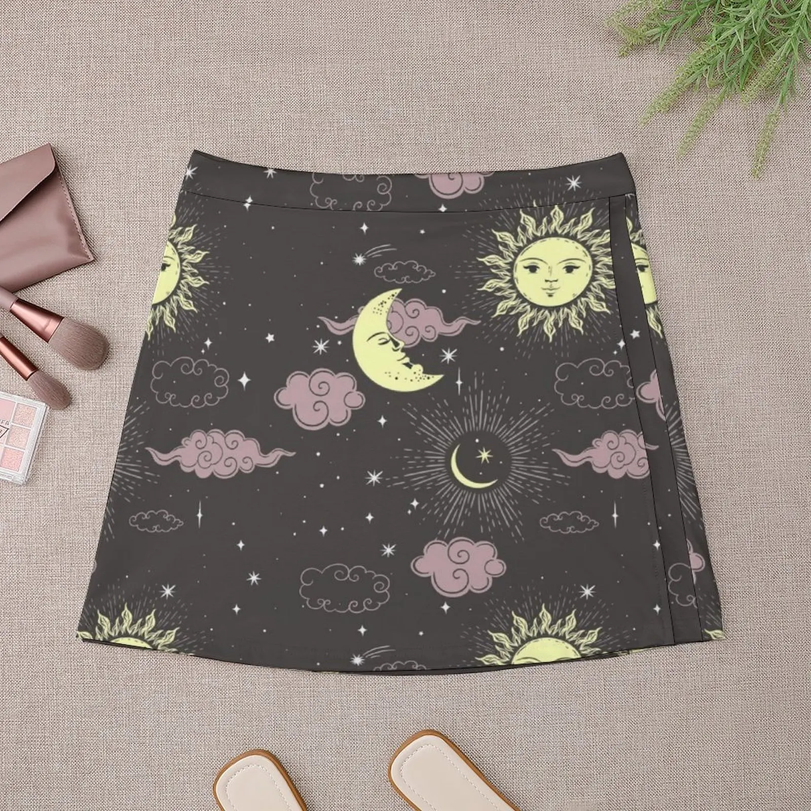 Stars sun and moon Mini Skirt Skirt pants Skort for women kawaii clothes summer dress women 2025 Mini Skirt