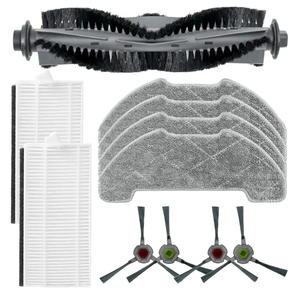 

Maintain Excellent Vacuuming Results with For AIRROBO P30 Replacement Kit Main Brush Filters Mop Cloth Side Brushes