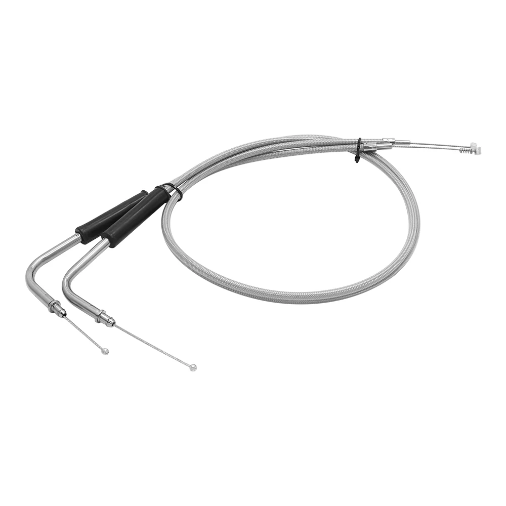 Motorcycle Lengthened Throttle Cable For Harley Sportster Iron XL 883 1200 Dyna Softail Fat Boy Heritage Road King