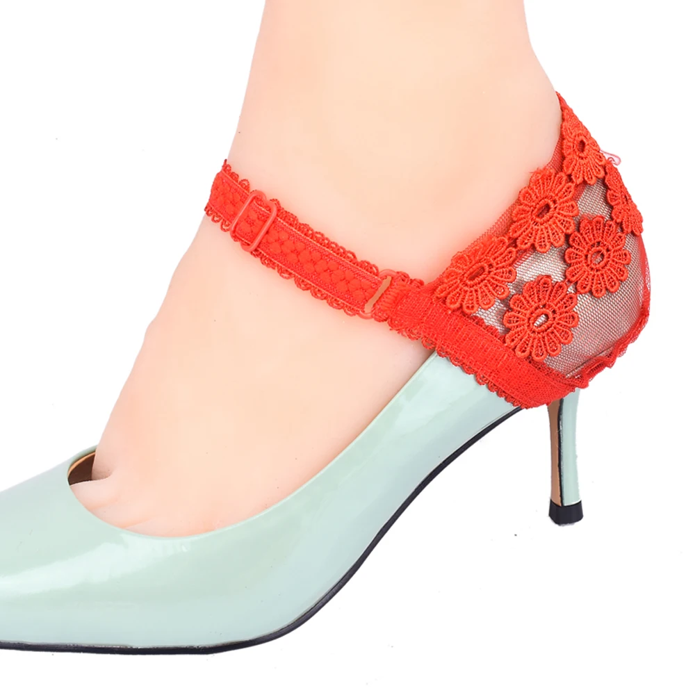 Girls Fashion Lace Shoe Accessory Elastic Straps Adjustable Shoelaces High Heels Bundle Shoes Band Heels Shoe Decoration