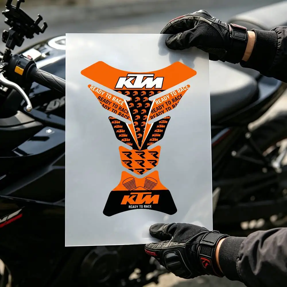 For KTM  Flat Fishbone Decal Waterproof Motorcycle Gas Tank Sticker Vinyl Graphics Motorbike Decor Accessories
