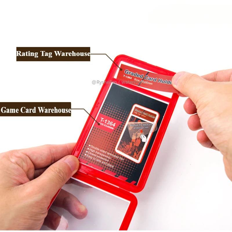 Transparent Card Brick Graded Cards Slab Case for Standard PSA Card Holder Integrated Collection and Display Card Protectors