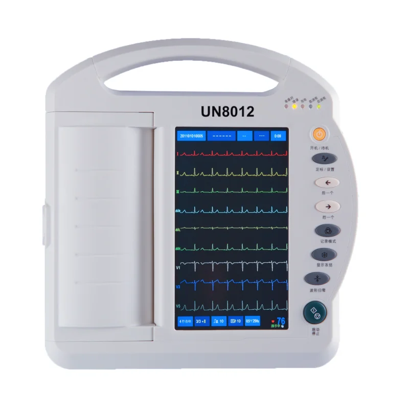 

Cheap Price 3 Channel/6 Channel/12 Channel 7 Inch Touch Screen ECG Machine