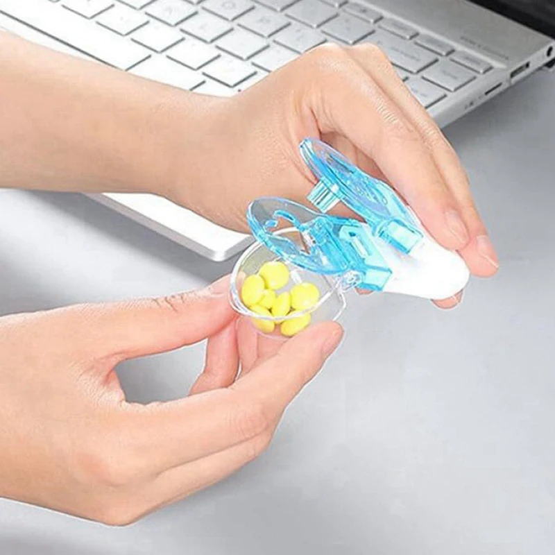 Best-10Pcs Dustproof Pill Dispenser Box With Pill Remover For Easy Medication Access