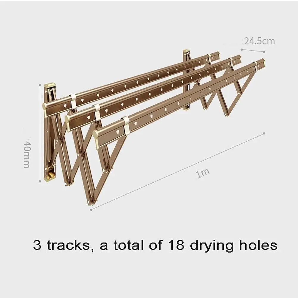 확장형 건조대, 벽걸이형 타월 레일 확장형 접이식(1트랙)