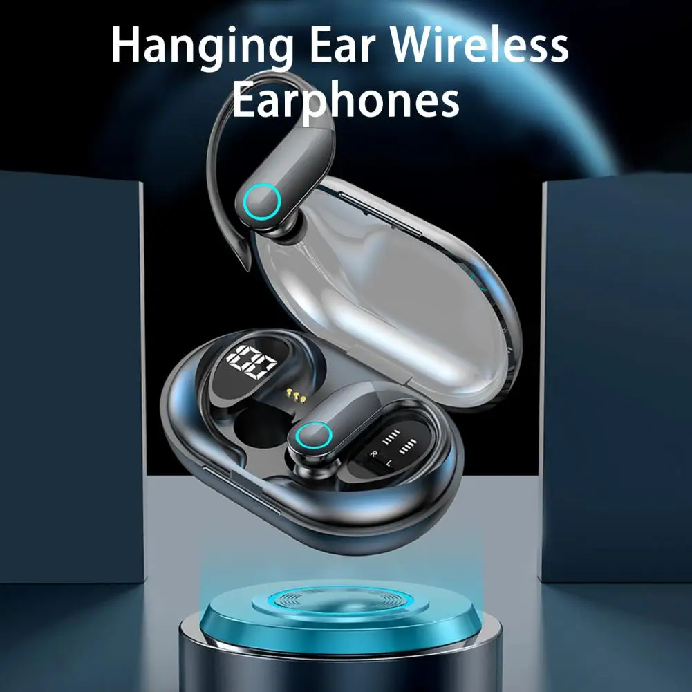 

1 Pair Useful Long Battery Life Bluetooth-compatible 5.3 Over-ear Bluetooth-Compatible Earphones Unisex Supplies