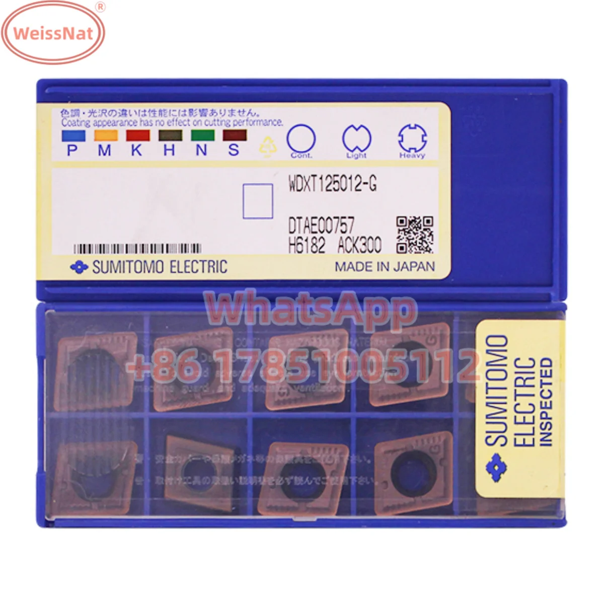 Imagem -05 - Inserção de Broca Sumitomo Wdxt042004 Wdxt052504 Wdxt063006 Wdxt073506 Wdxt094008 Wdxt125012 Wdxt156012-g Acp300 Ack300 Inserção de Broca Wdxt